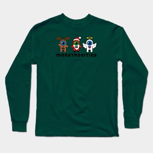 Monstrosities • Merry Scary X-mas Long Sleeve T-Shirt